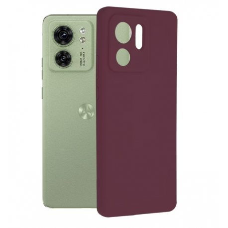 Husa Silicon Motorola Edge 40 , Rosu