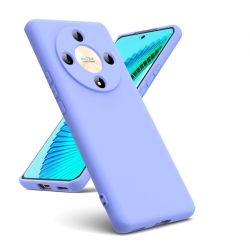 Husa Honor Magic 6 Pro, Silicon, MicroFibra, Lila
