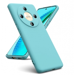 Husa Honor Magic 6 Lite , Silicon, MicroFibra, Rosie