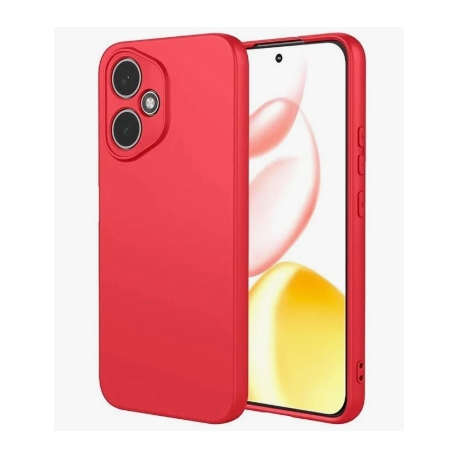 Husa Honor 400 5G, Silicon, MicroFibra, Rosu