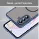 Husa MagFrost Pro » Samsung A57 (A576), Matte MagSafe, Frosted Gray / BLUE