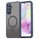 Husa MagFrost Pro » Samsung A57 (A576), Matte MagSafe, Frosted Gray / GREEN