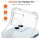 Husa Shockproof Clear Silicone - Motorola Moto G84 - Clear