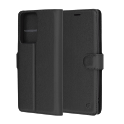 Husa tip carte- Leather Folio - Motorola Moto G84 - Black
