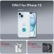 Husa compatibila cu iPhone 15, compatibila cu MagSafe, TPU Magnetic Case, Transparenta