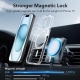 Husa compatibila cu iPhone 15, compatibila cu MagSafe, TPU Magnetic Case, Transparenta