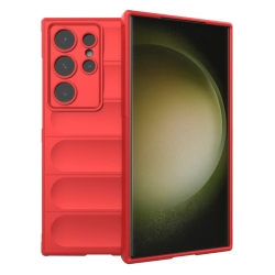 Husa HQTechsuith - Magic Shield - Samsung Galaxy S23 Ultra - Red Wave