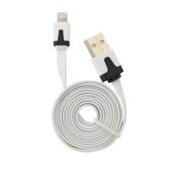 Cablu Date & Incarcare Plat APPLE Lightning - 2 Metri (Alb)