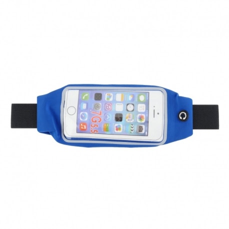 Borseta telefon (max. 5.5") cu buzunar (Albastru)