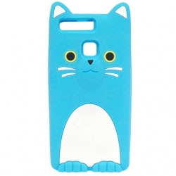 Husa HUAWEI P10 Lite - 3D (Kitty Albastru)