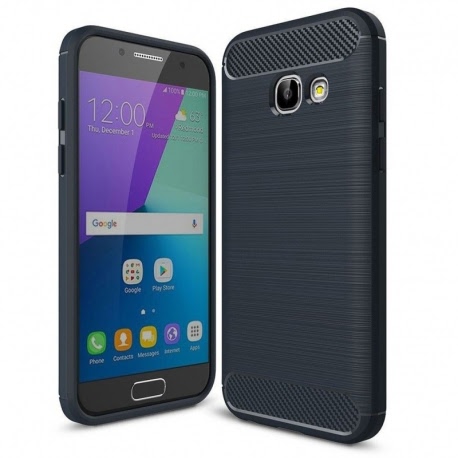 Husa SAMSUNG Galaxy A3 2017 - Carbon (Bleumarin) FORCELL