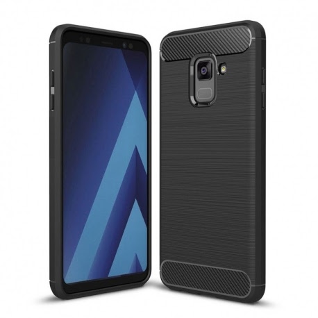 Husa SAMSUNG Galaxy A5 2018 \ A8 2018 - Carbon (Negru) FORCELL