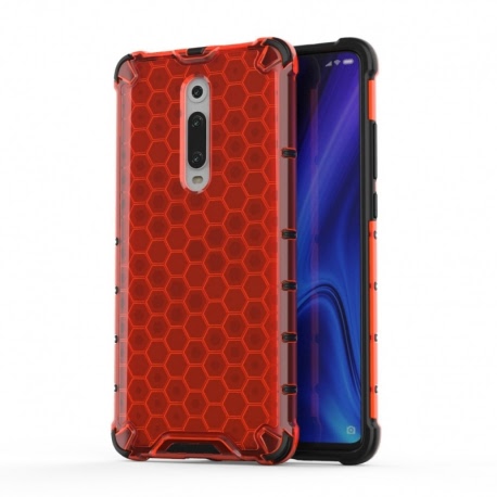 Husa XIAOMI Mi 9T \ Mi 9T Pro \ K20 \ K20 Pro - Gel TPU Honeycomb Armor (Rosu)