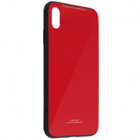 Husa XIAOMI Redmi 7A - Glass (Rosu)