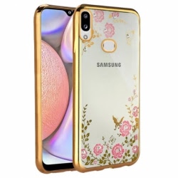 Husa SAMSUNG Galaxy A20s - Diamond (Auriu) FORCELL