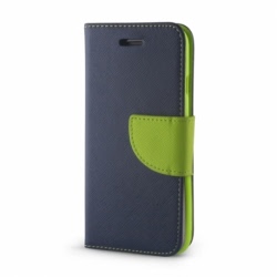 Husa Pentru APPLE iPhone 4/4S - Leather Fancy TSS, Bleumarin