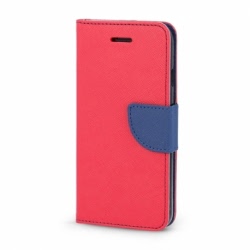 Husa Pentru MICROSOFT Lumia 435 532 - Leather Fancy TSS, Rosu