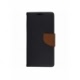 Husa SAMSUNG Galaxy A3 2016 - Leather Fancy TSS, Negru\Maro