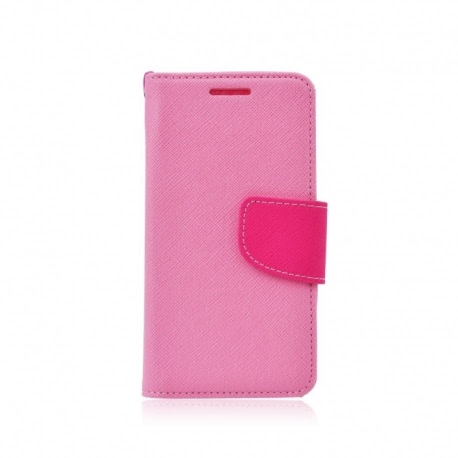 Husa Pentru SAMSUNG Galaxy A5 (2015) - Leather Fancy TSS, Roz Pal