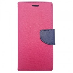 Husa Pentru SAMSUNG Galaxy J3 2017 - Leather Fancy TSS, Roz