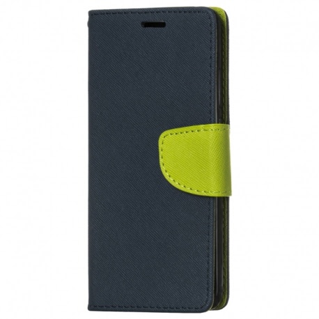 Husa Pentru XIAOMI RedMi Note 4 4X - Leather Fancy TSS, Bleumarin