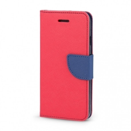 Husa Pentru SAMSUNG Galaxy J6 Plus 2018 - Leather Fancy TSS, Rosu