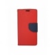 Husa Pentru SAMSUNG Galaxy A9 2018 - Leather Fancy TSS, Rosu