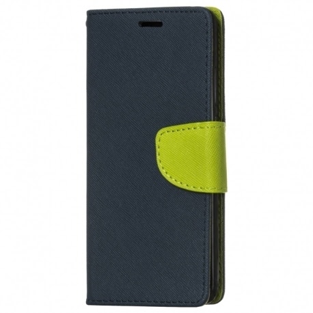 Husa Pentru HUAWEI P Smart Plus - Leather Fancy TSS, Bleumarin