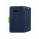 Husa Pentru SAMSUNG Galaxy S10 - Leather Fancy TSS, Bleumarin