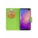 Husa Pentru SAMSUNG Galaxy S10 Plus - Leather Fancy TSS, Bleumarin