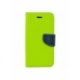 Husa Pentru SAMSUNG Galaxy J2 (2015) - Leather Fancy TSS, Verde