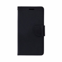 Husa Pentru SAMSUNG Galaxy S6 Edge Plus - Leather Fancy TSS, Negru
