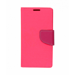 Husa Pentru SAMSUNG Galaxy S5 - Leather Fancy TSS, Roz