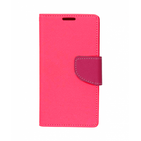 Husa Pentru SAMSUNG Galaxy S5 - Leather Fancy TSS, Roz
