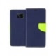 Husa Pentru SAMSUNG Galaxy S7 - Leather Fancy TSS, Bleumarin