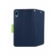 Husa Pentru HUAWEI Y6 2019 Y6 Pro 2019 - Leather Fancy TSS, Bleumarin