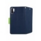 Husa Pentru SAMSUNG Galaxy Note 10 Plus - Leather Fancy TSS, Bleumarin