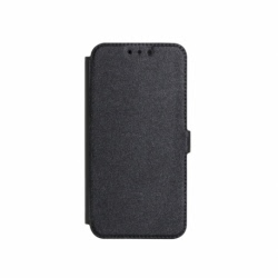 Husa Pentru SAMSUNG Galaxy J4 Plus 2018 - Leather Pocket TSS, Negru