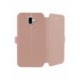 Husa Pentru SAMSUNG Galaxy J6 Plus 2018 - Leather Pocket TSS, Roz-Auriu