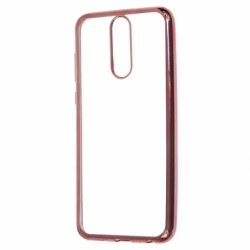 Husa Pentru HUAWEI P20 - Shiny Side TSS, Roz-Auriu