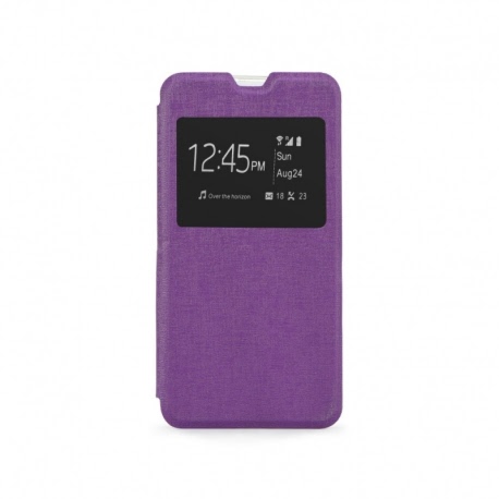 Husa Pentru SAMSUNG Galaxy J1 2015 - Flip Window TSS, Violet