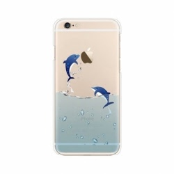 Husa Pentru APPLE iPhone 4/4S - Funky TSS, Delfin