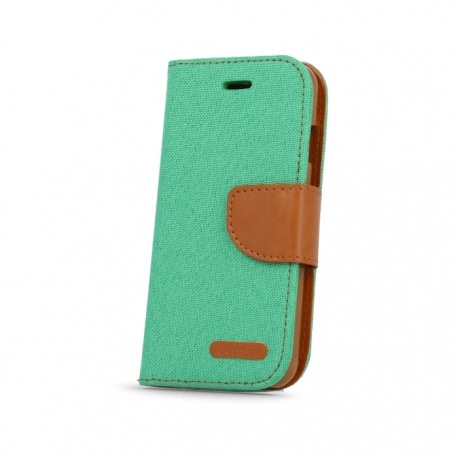 Husa Pentru HUAWEI Y6 II - Denim Canvas TSS, Verde Deschis