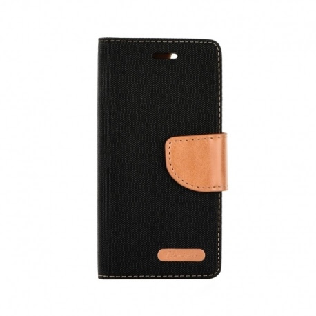 Husa Pentru SAMSUNG Galaxy S7 Edge - Denim Canvas TSS, Negru