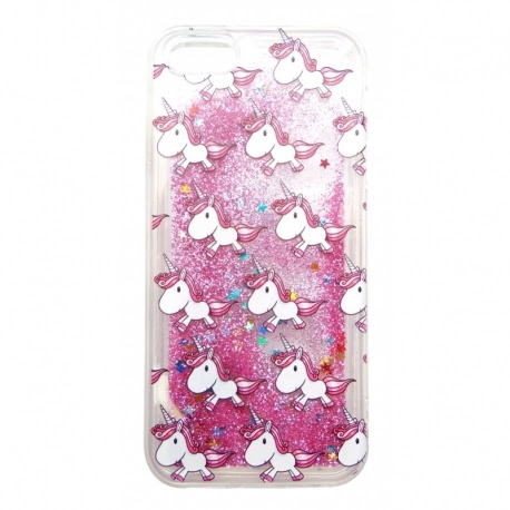 Husa Pentru SAMSUNG Galaxy J3 2016 - Water Glitter TSS, Roz, Ponny