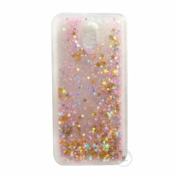 Husa Pentru SAMSUNG Galaxy J3 2017 - Water Glitter TSS, Auriu