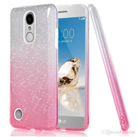 Husa SAMSUNG Galaxy S7 Edge - Luxury Glitter TSS, Argintiu\Roz