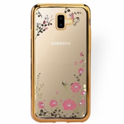Husa Pentru SAMSUNG Galaxy J6 Plus 2018 - Luxury Glare TSS, Auriu