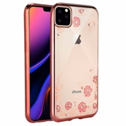 Husa APPLE iPhone 11 - Luxury Glare TSS, Roz-Auriu