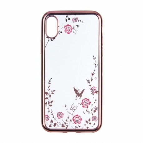 Husa Pentru XIAOMI RedMi 7A - Luxury Glare TSS, Roz-Auriu